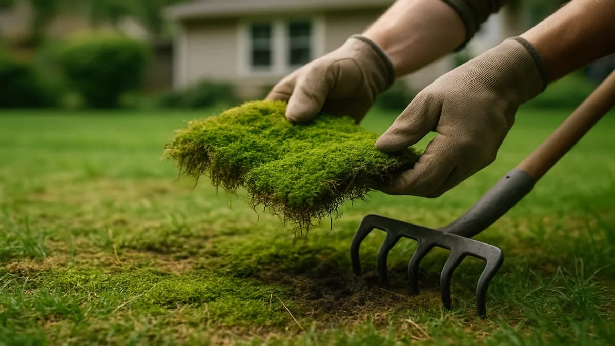 Moss in Your Lawn Means the Grass Is Losing. Lawn moss grows where turf is too weak to compete.