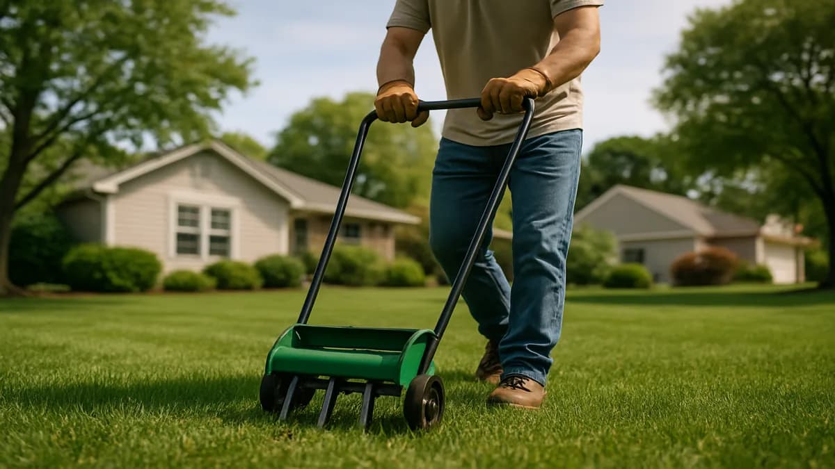 When to Aerate Your Lawn (Cool-Season vs Warm-Season). Aerate when grass is growing hard enough to recover.