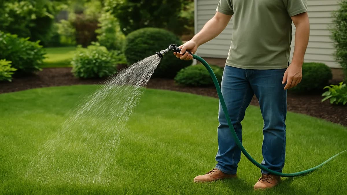 How Often Should You Water Your Lawn?. Most established lawns need about 1 to 1.