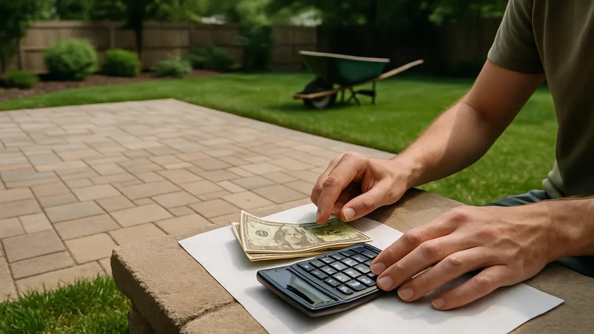 How Much Does a Patio Cost?. Patio cost per square foot ranges from about $4 for gravel to over $50 for premium stone. The cheapest to install is rar